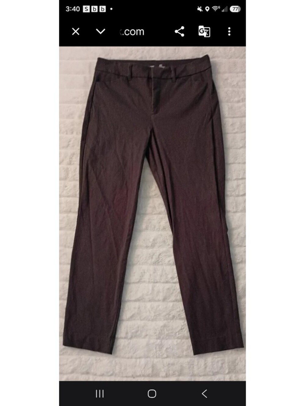 New In the Bag, Never Open Old Navy HR Pixie Flare Pants Black Coffee 24 Regular